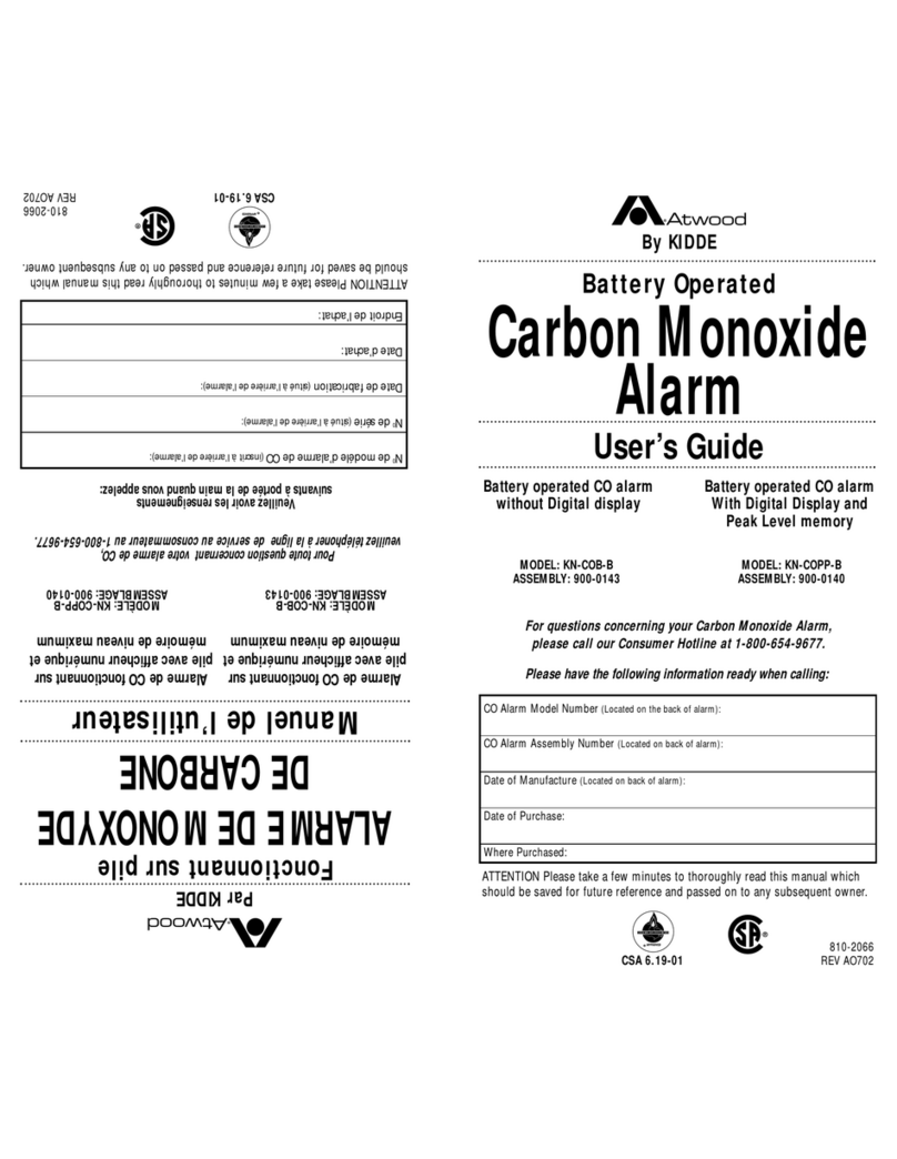Kidde KN-COB-B User manual