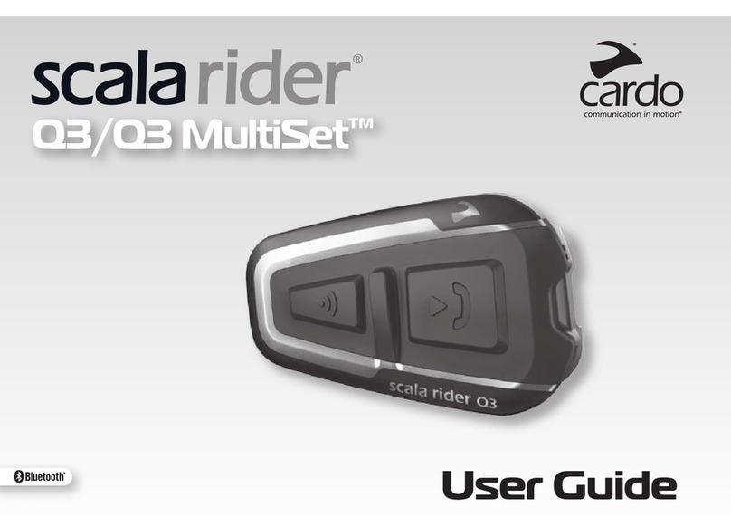 Cardo Systems scalarider Q3 User manual