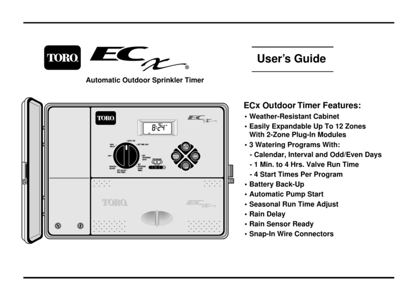Toro ECx User manual