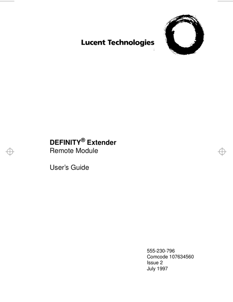 Lucent Technologies DEFINITY Guide user guide Lucent Technologies DEFINITY Guide user guide