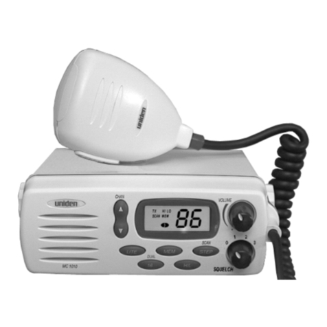 Uniden MC 1010 User manual
