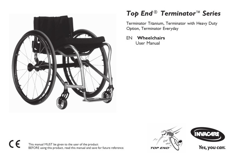 Invacare top end terminator series User manual