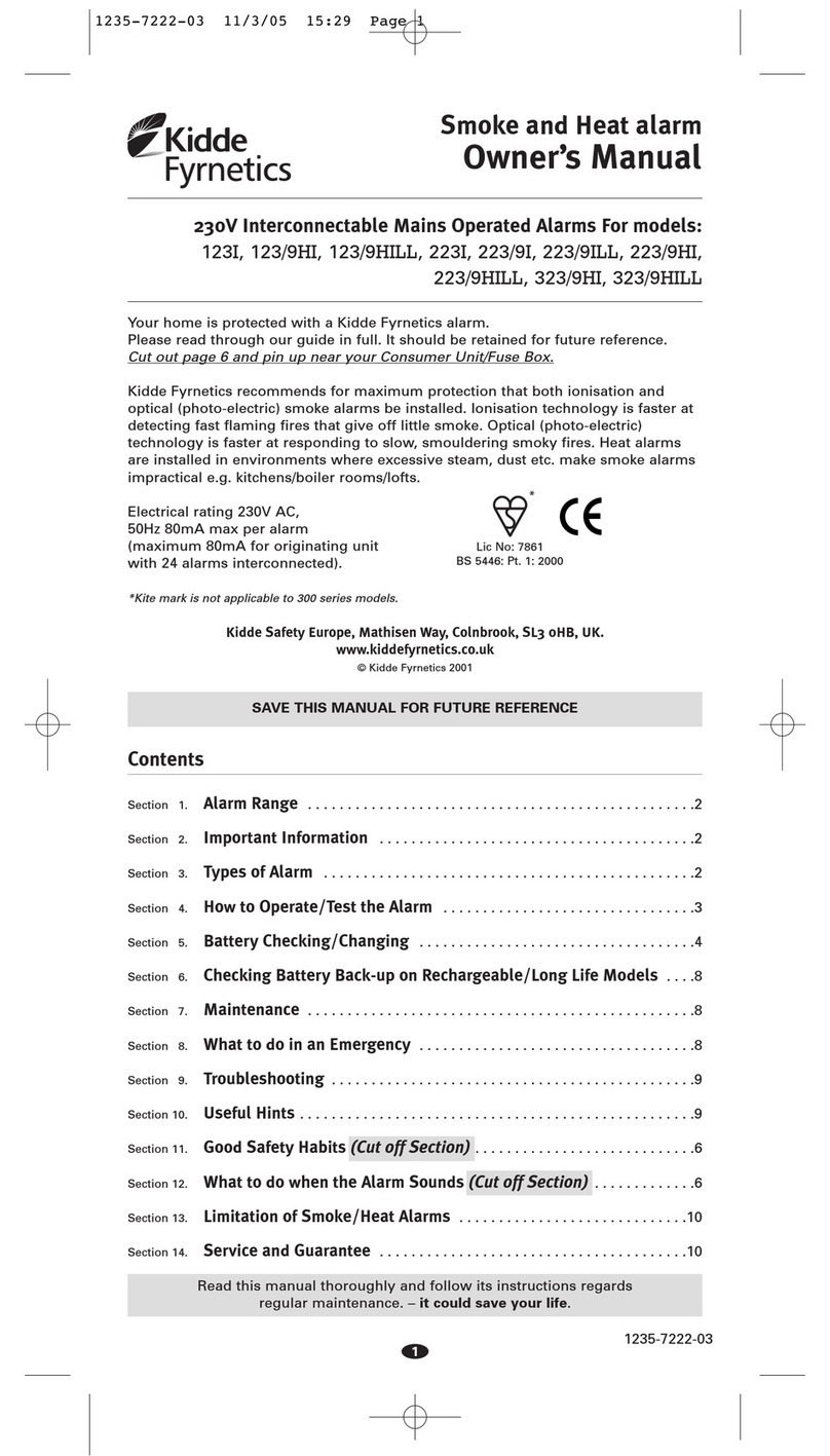 Kidde 123I User manual