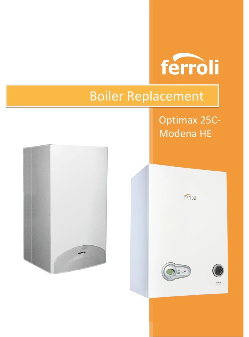 Ferroli Optimax 25C- Modena HE Replacement guide