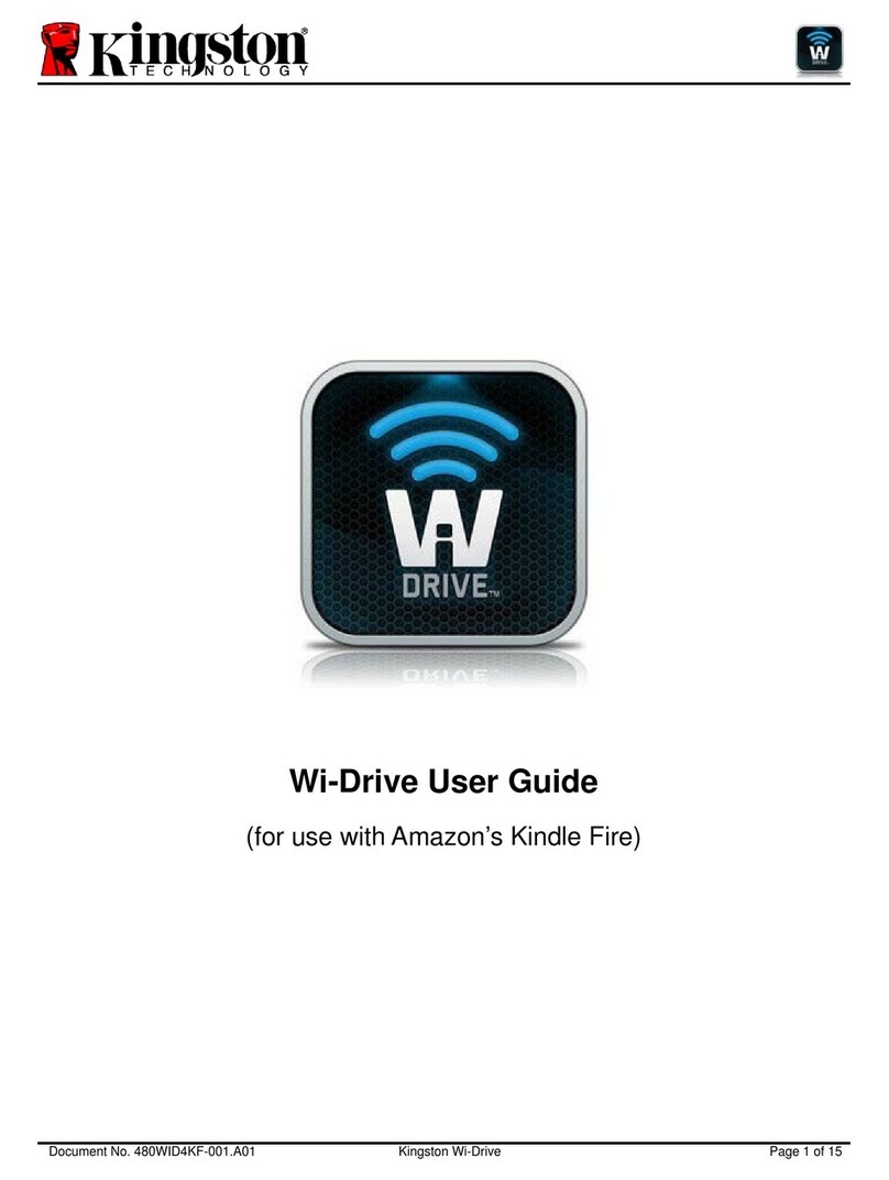 Kingston Technology Wi-Drive User manual
