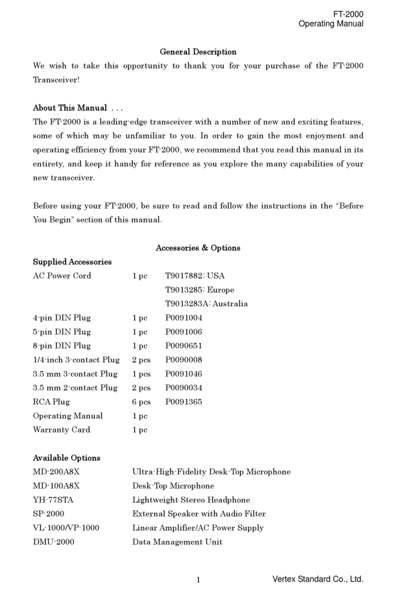 Vertex Standard FT-200 operating manual
