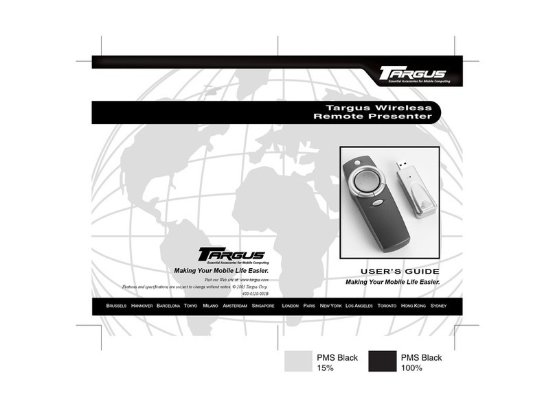 Targus wireless multimedia presenter User manual