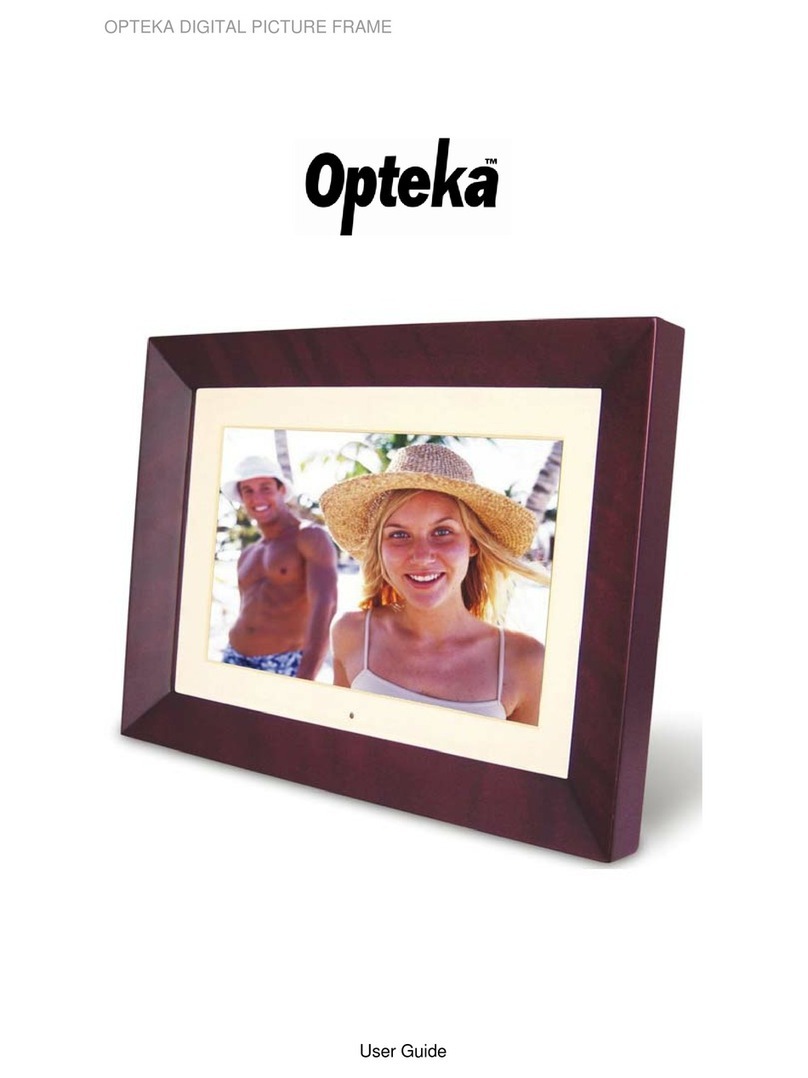 Opteka Digital picture frame user guide