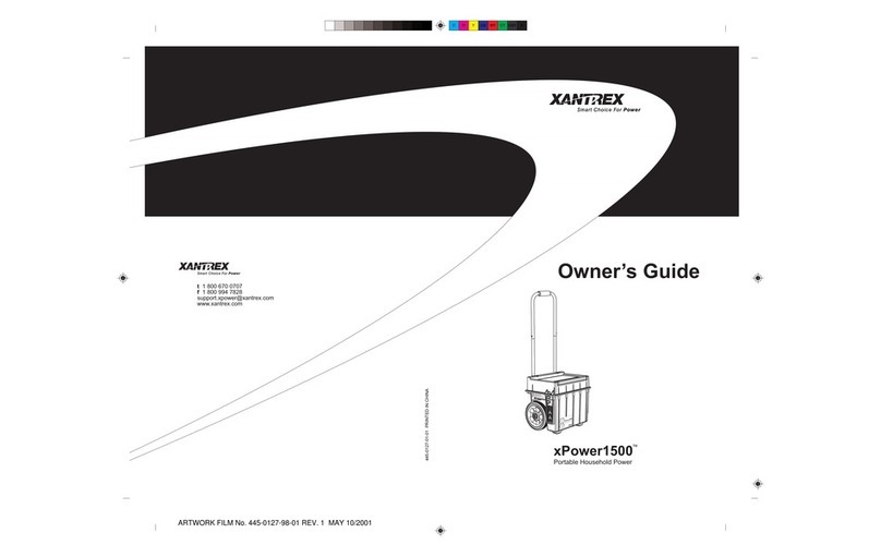 Xantrex xPower1500 User manual