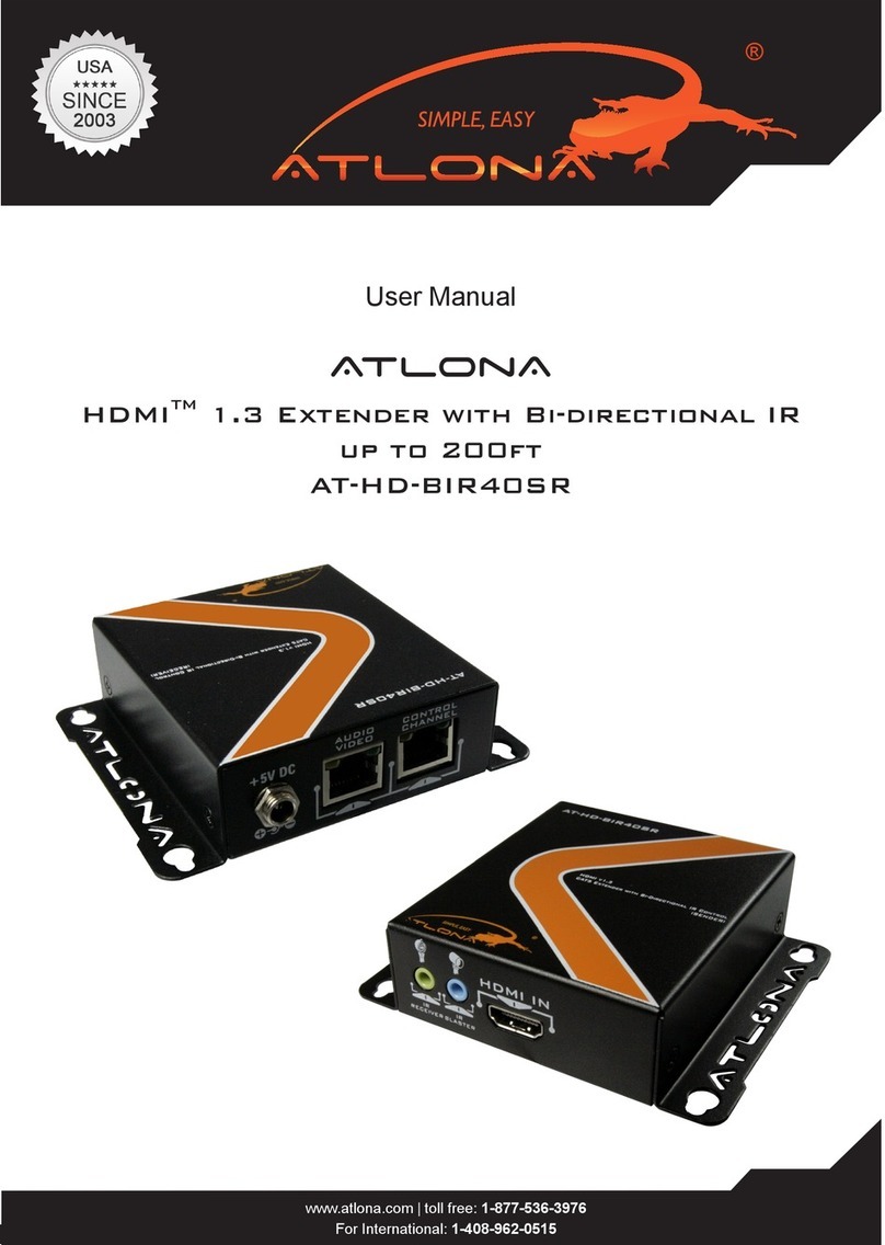 Atlona AT-HD-BIR40SR user manual