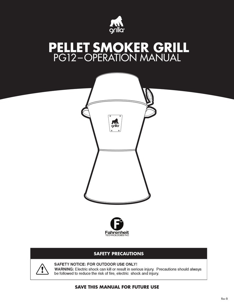 Fahrenheit Technologies Grilla PG12 Operation manual