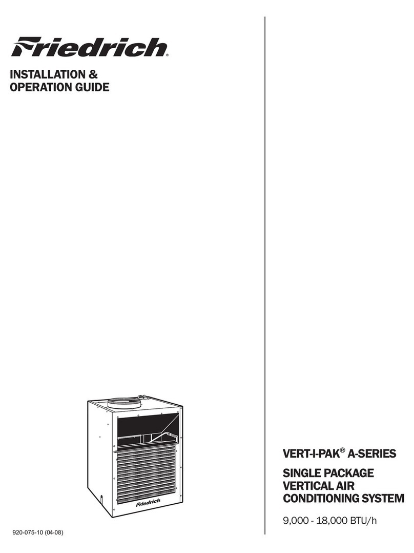 Friedrich VERT-I-PAK VEA09 Original operating instructions