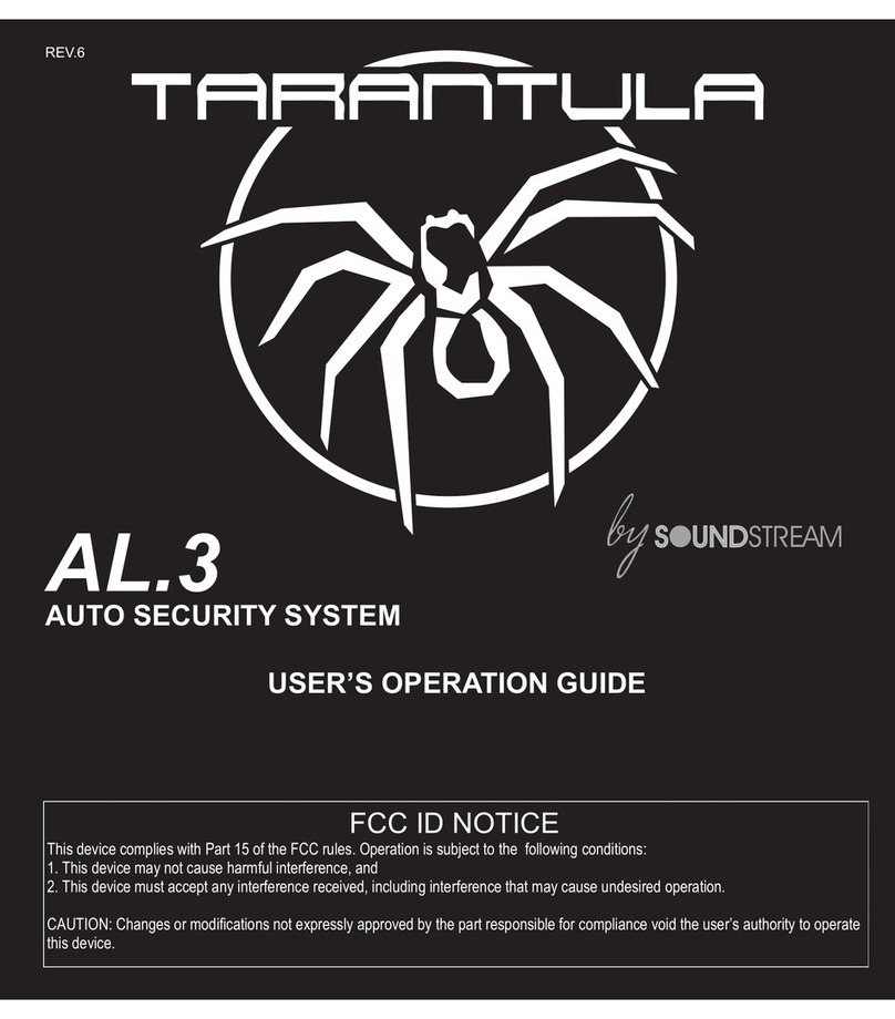 Soundstream Tarantula AL.3 User manual