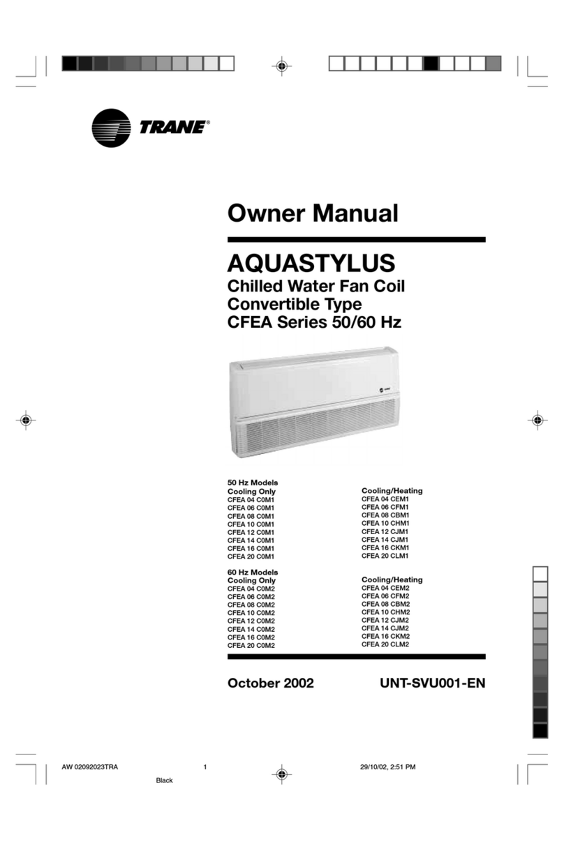 Trane CFEA 04 C0M1 User manual