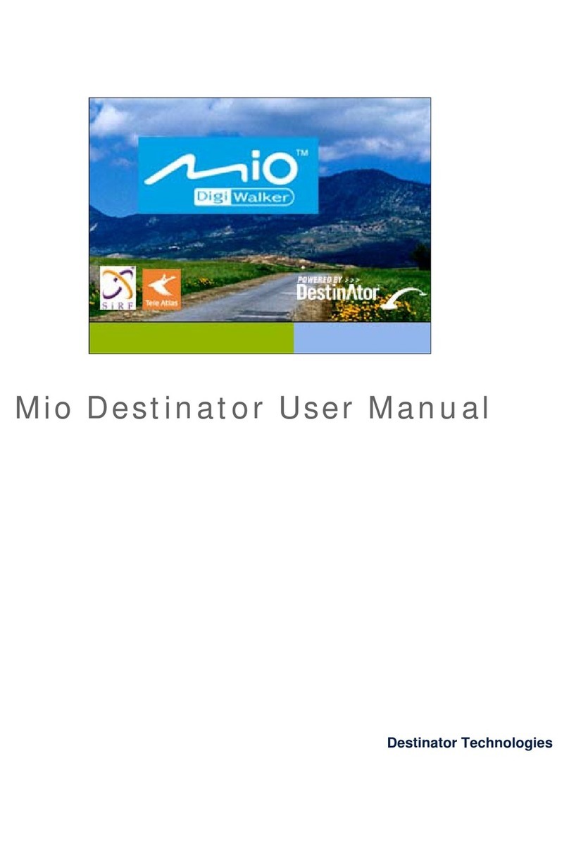 Mio Destinator user manual