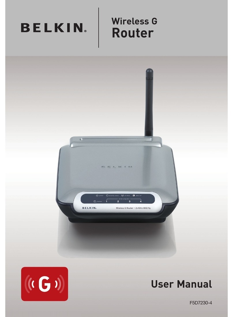 Belkin F5D7230-4 user manual