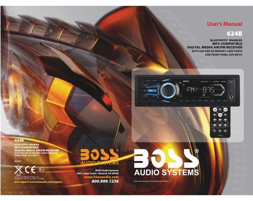 Boss Audio Systems 624B user manual