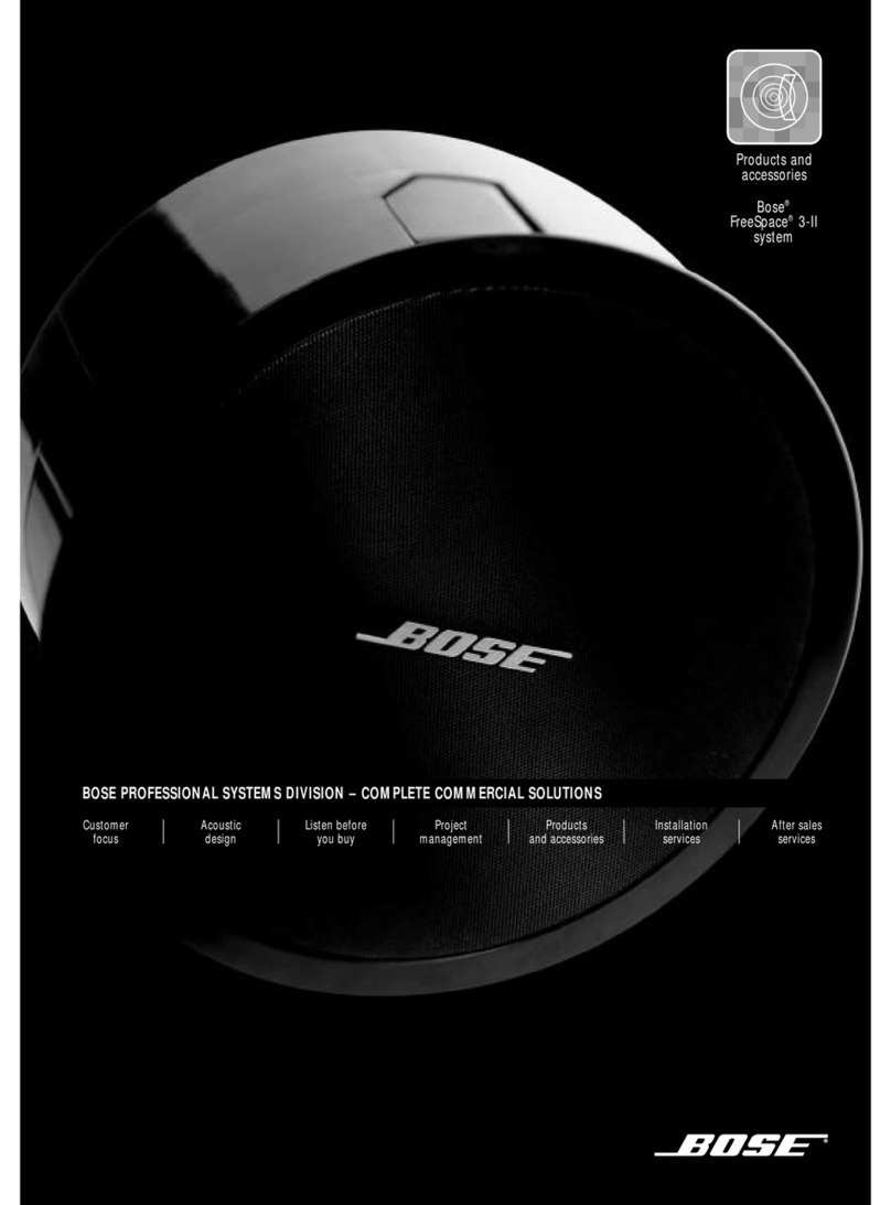 Bose Companion 3 Series II Specifications