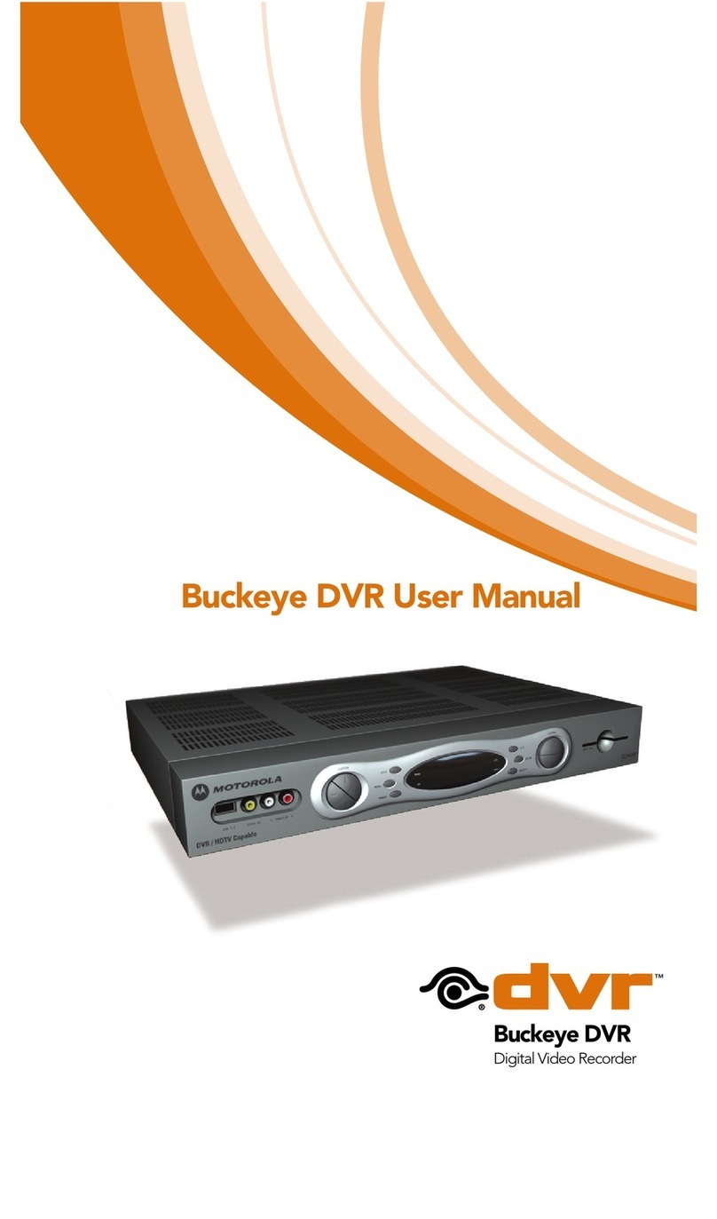 Buckeye Digital Video Recorder user manual