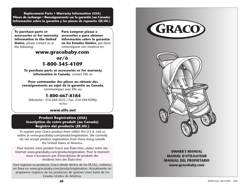 Graco MetroLite PD117207A User manual
