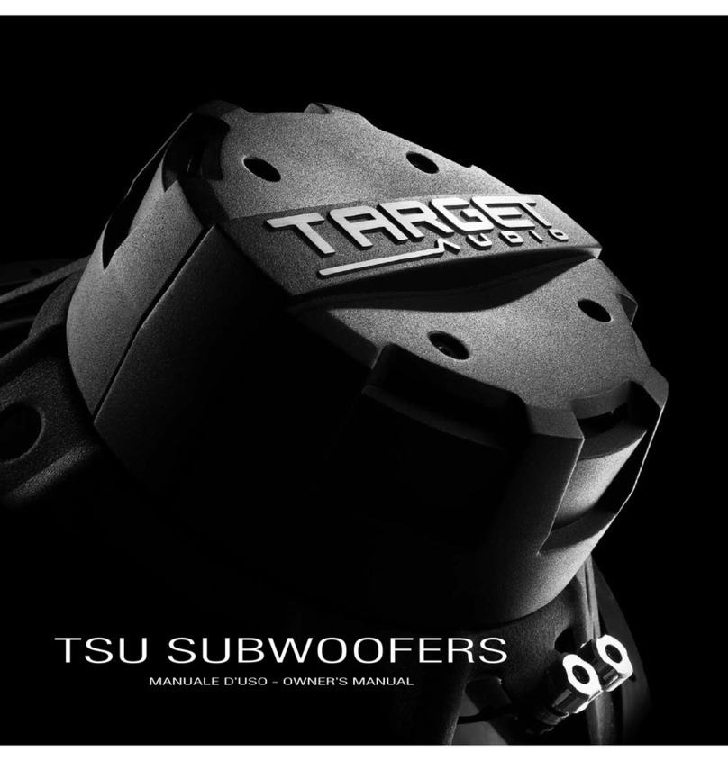 Target Audio TSU owner's manual