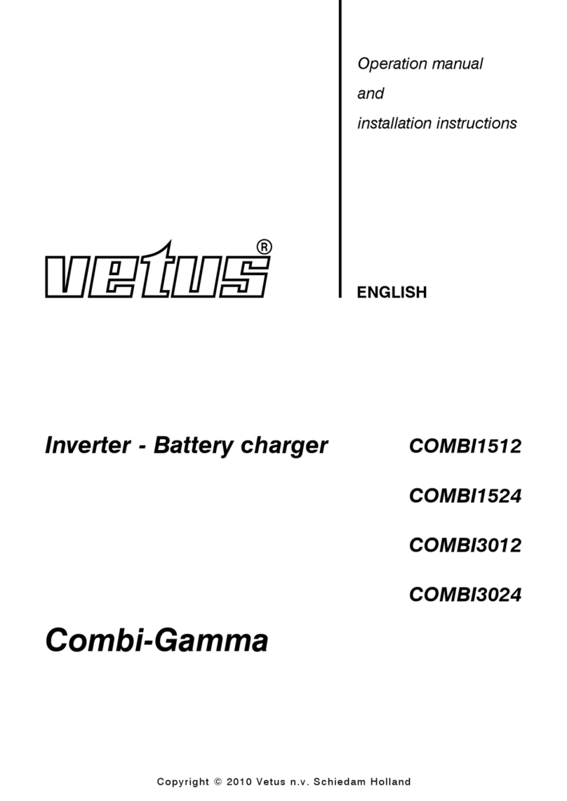 Vetus Combi-Gamma COMBI1512 User manual Vetus Combi-Gamma COMBI1512 User manual