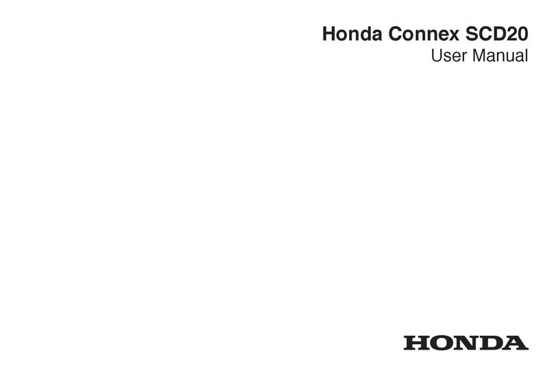 Honda Connex SCD20 user manual