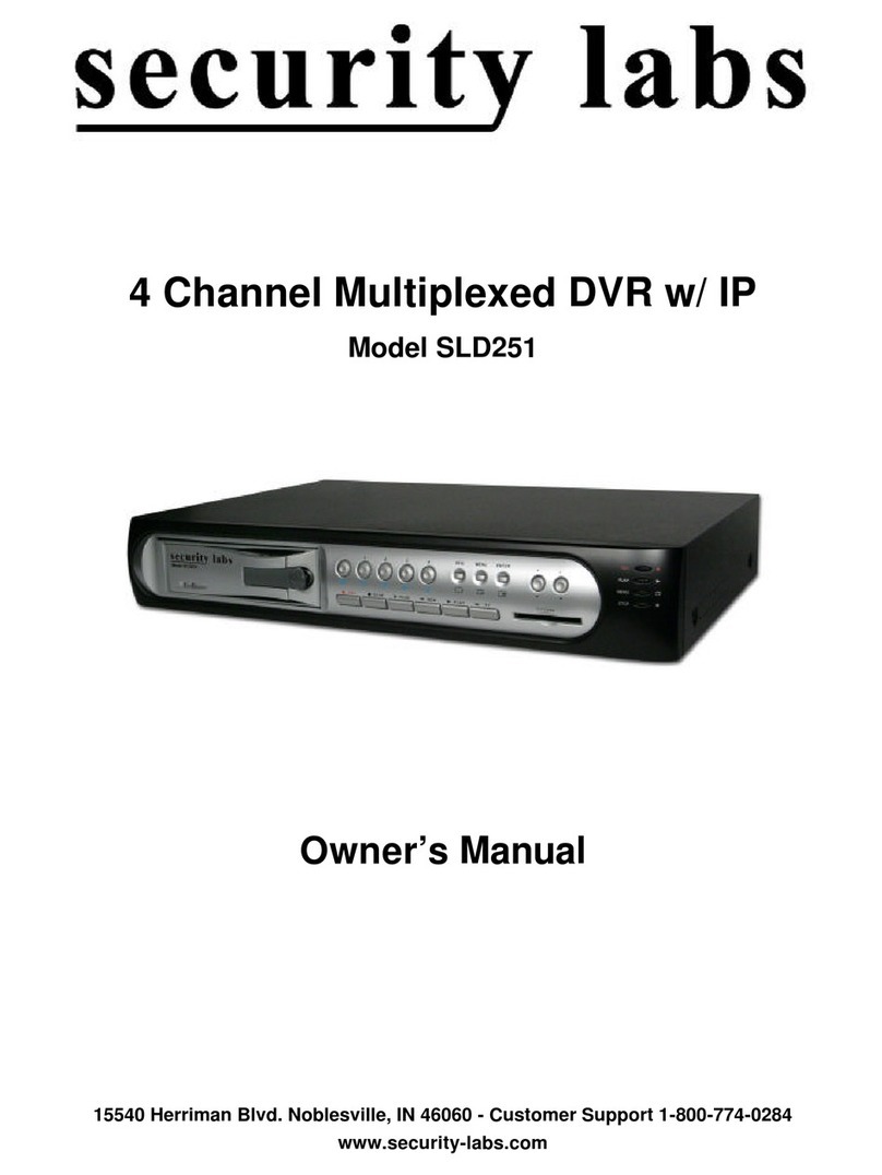 Security Labs SLD251 User manual Security Labs SLD251 User manual