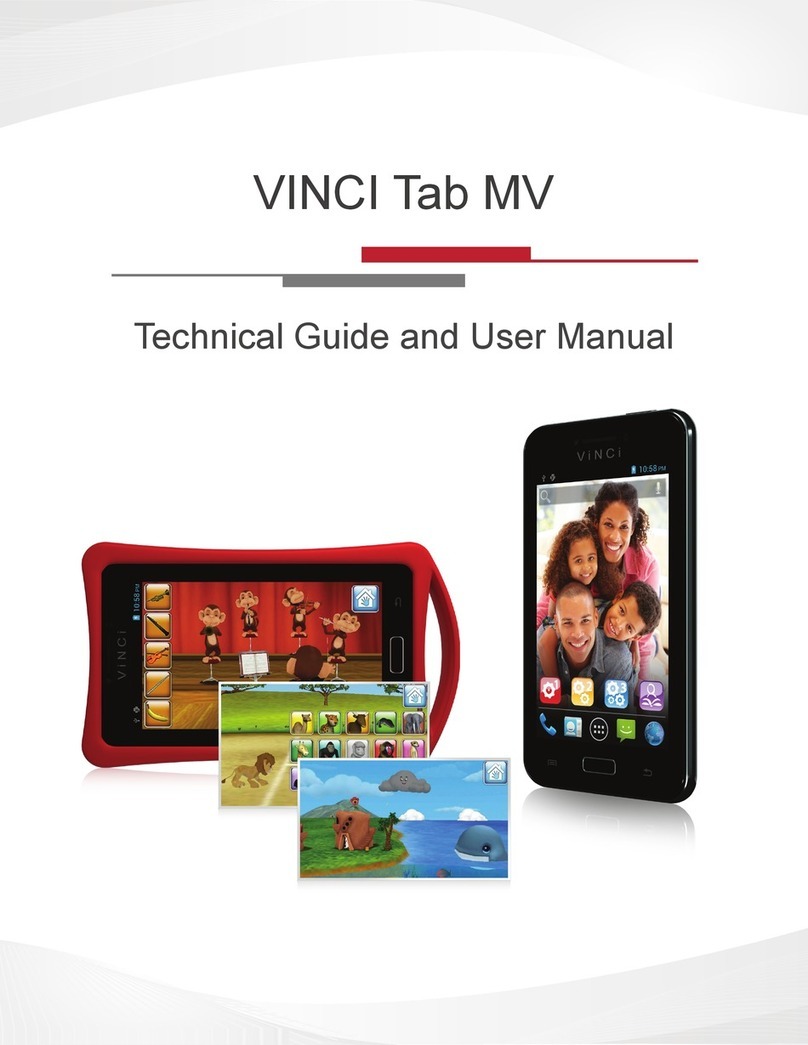 VINCI Tab MV Quick start guide