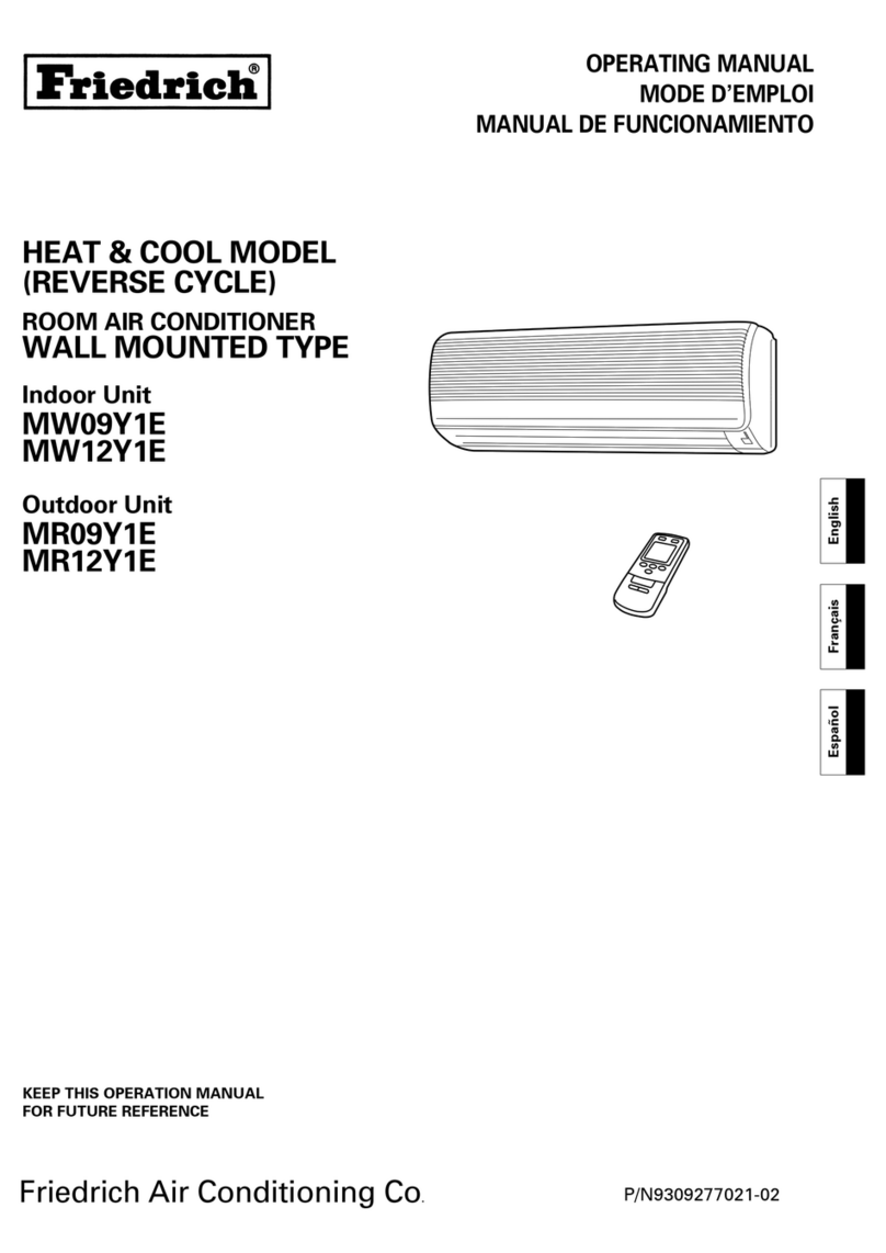 Friedrich MW09Y1E User manual