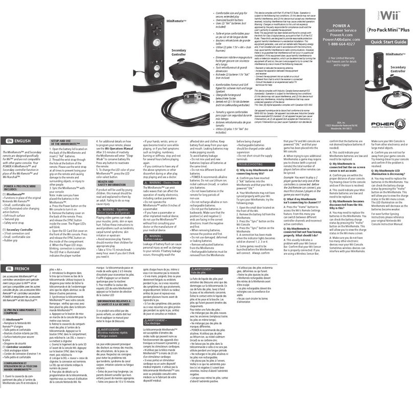 Power A Pro Pack Mini Plus User manual Power A Pro Pack Mini Plus User manual