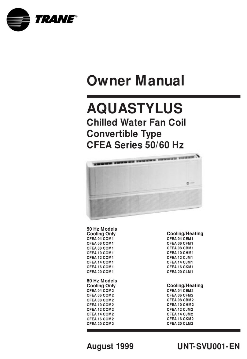 Trane CFEA 04 COM1 owner's manual