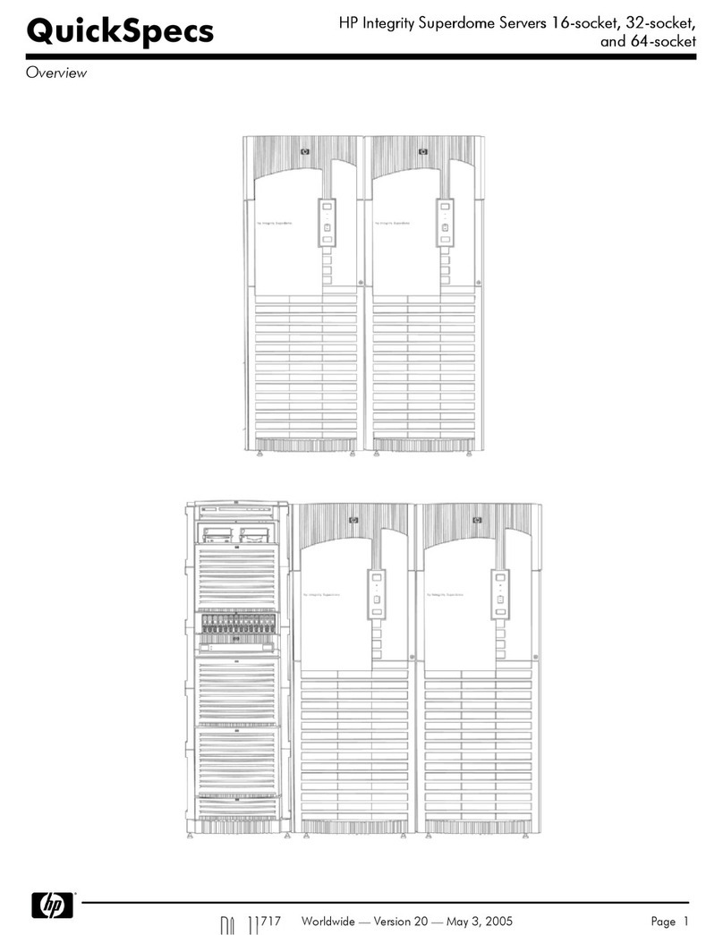 HP Integrity Superdome 16-socket User manual
