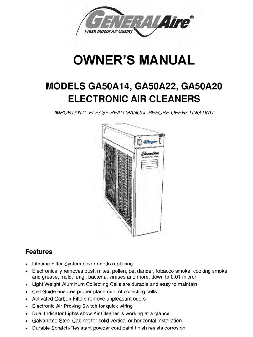 GeneralAire GA50A14 User manual