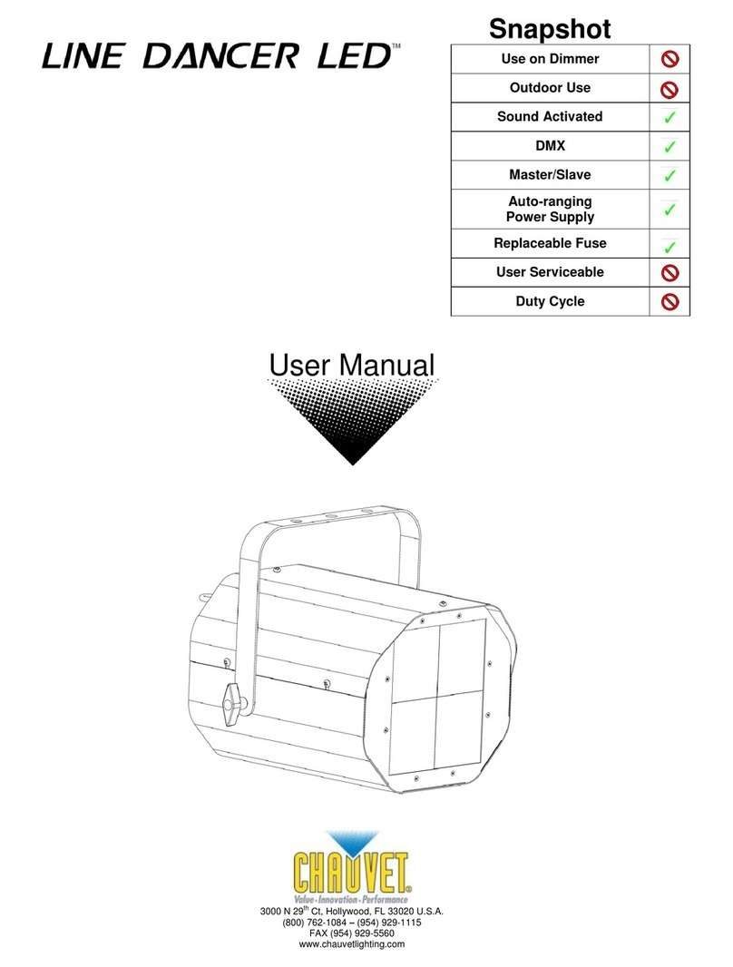 Chauvet Line Danser LED User manual