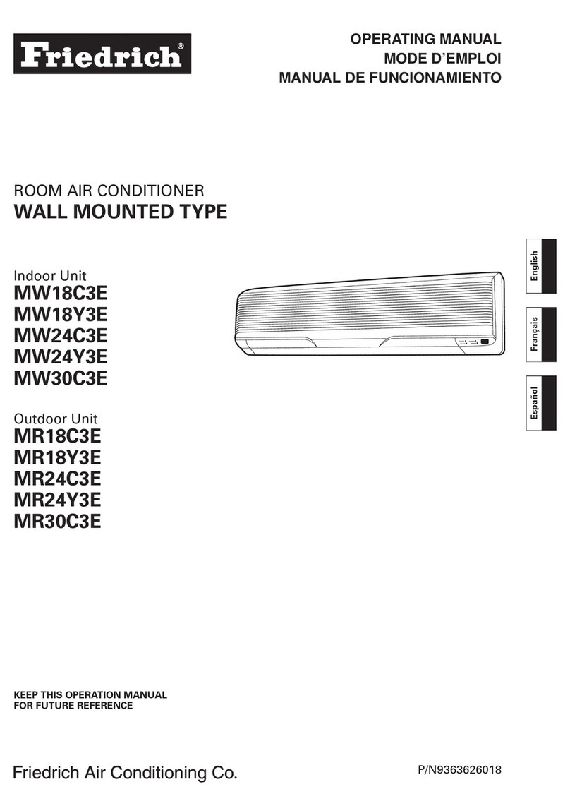 Friedrich MW18C3E User manual