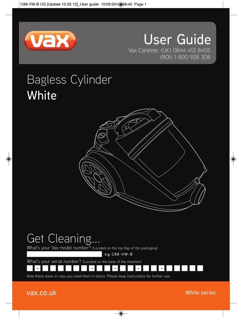 Vax C88-VW-B User manual