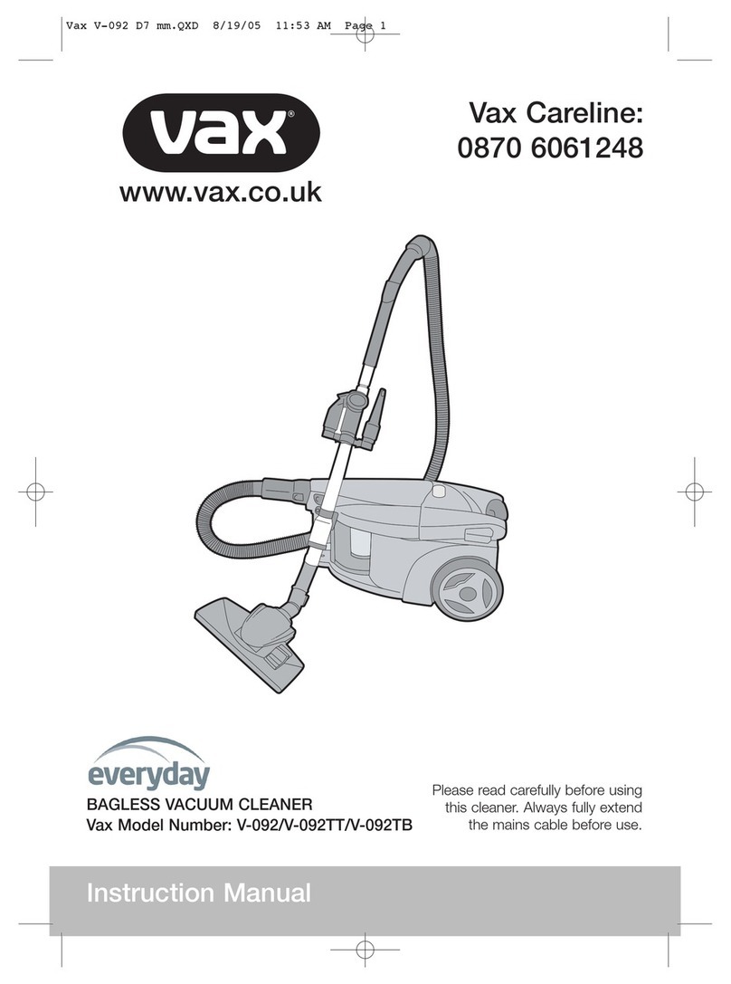 Vax Everyday V-092 User manual