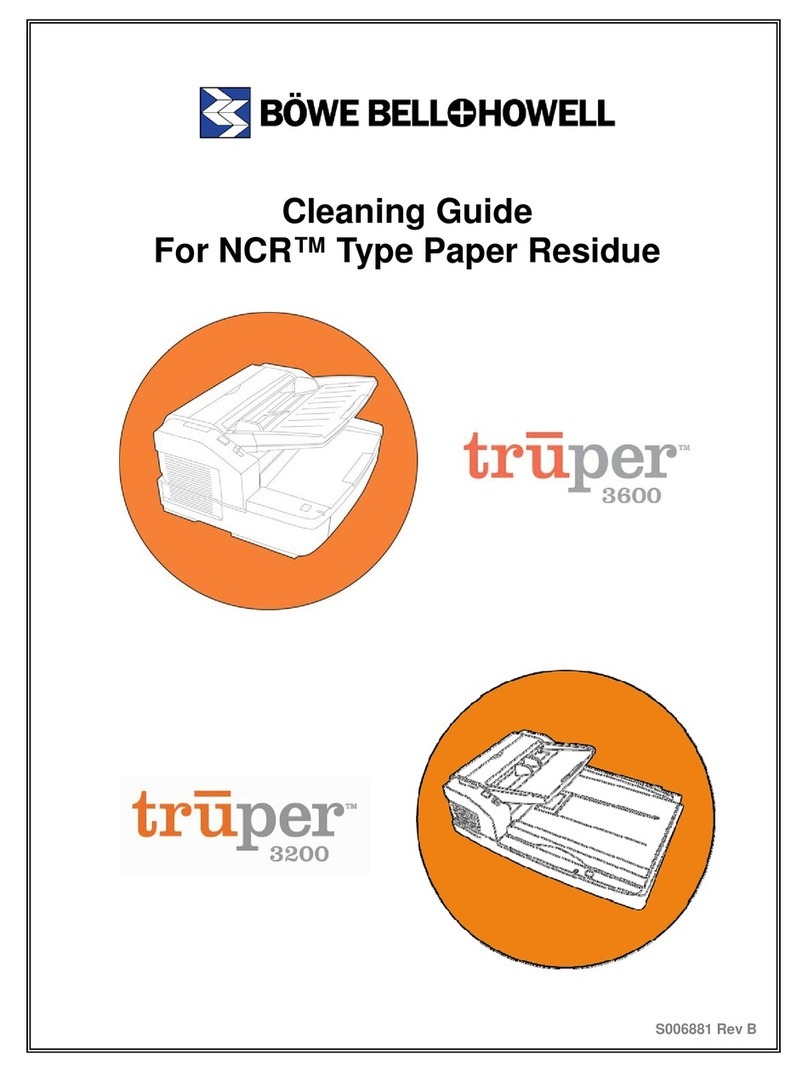 Böwe Bell + Howell Truper 3200 Cleaning guide