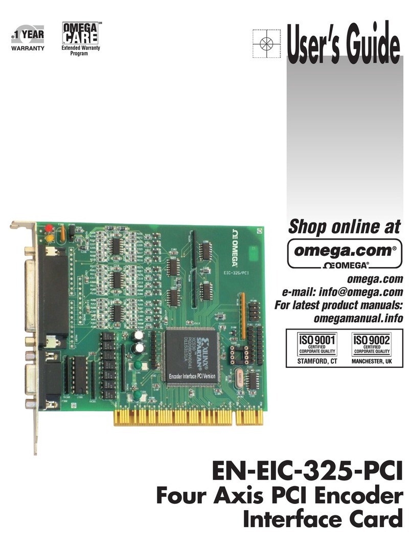 Omega Engineering EN-EIC-325-PCI User manual