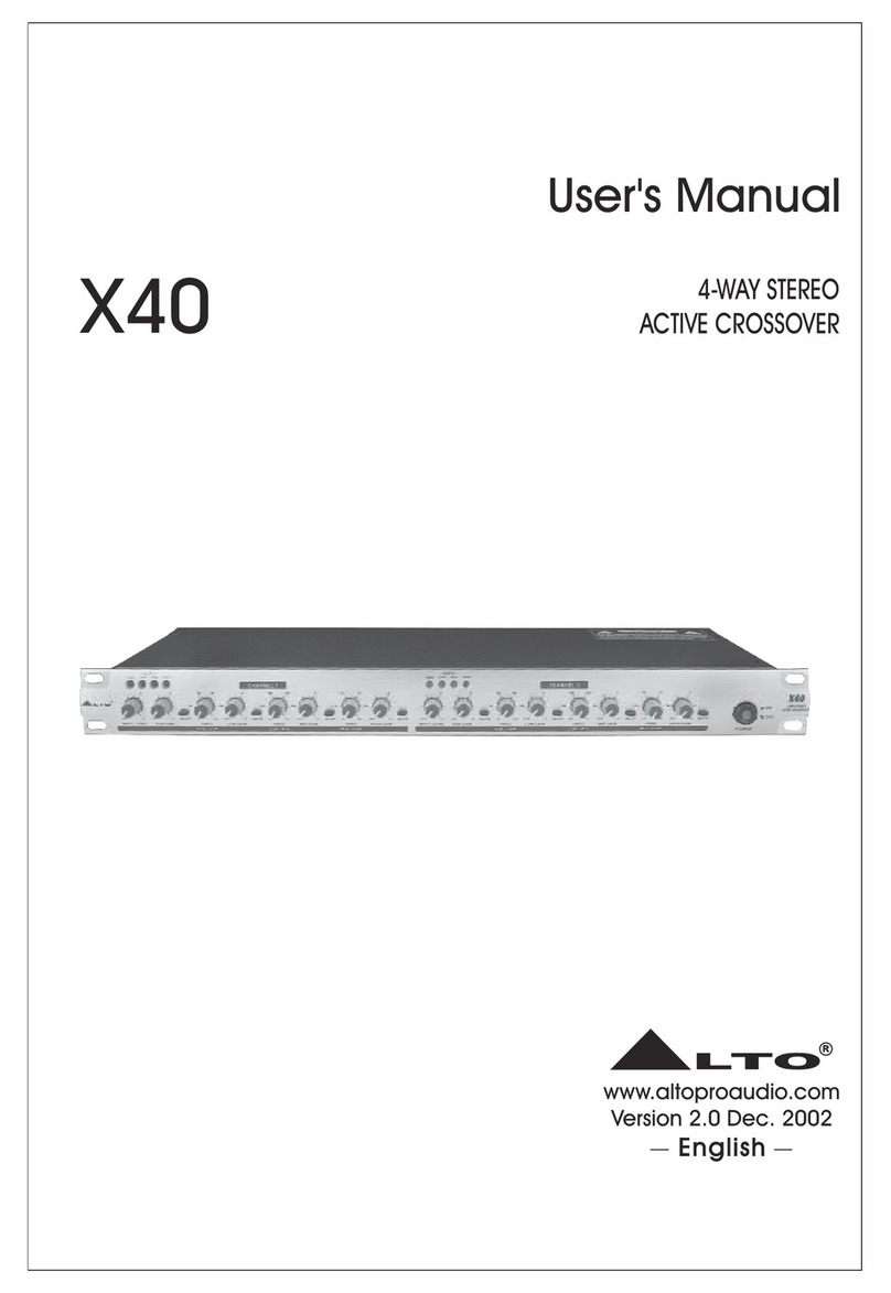 Alto X40 user manual