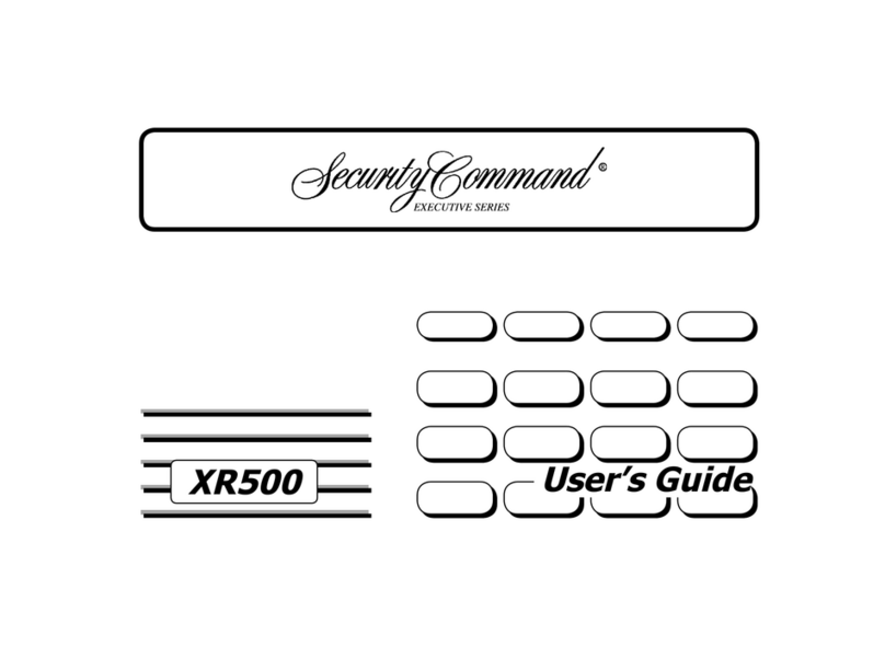 Security Command XR500 Series User manual Security Command XR500 Series User manual