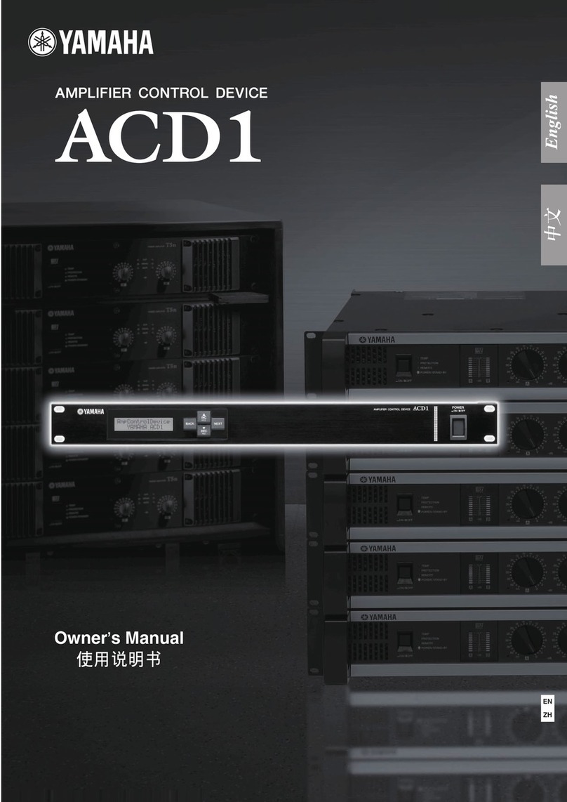Yamaha ACD1 User manual
