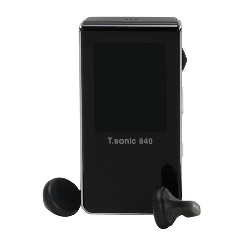 Transcend Transcend T.sonic 840 User manual