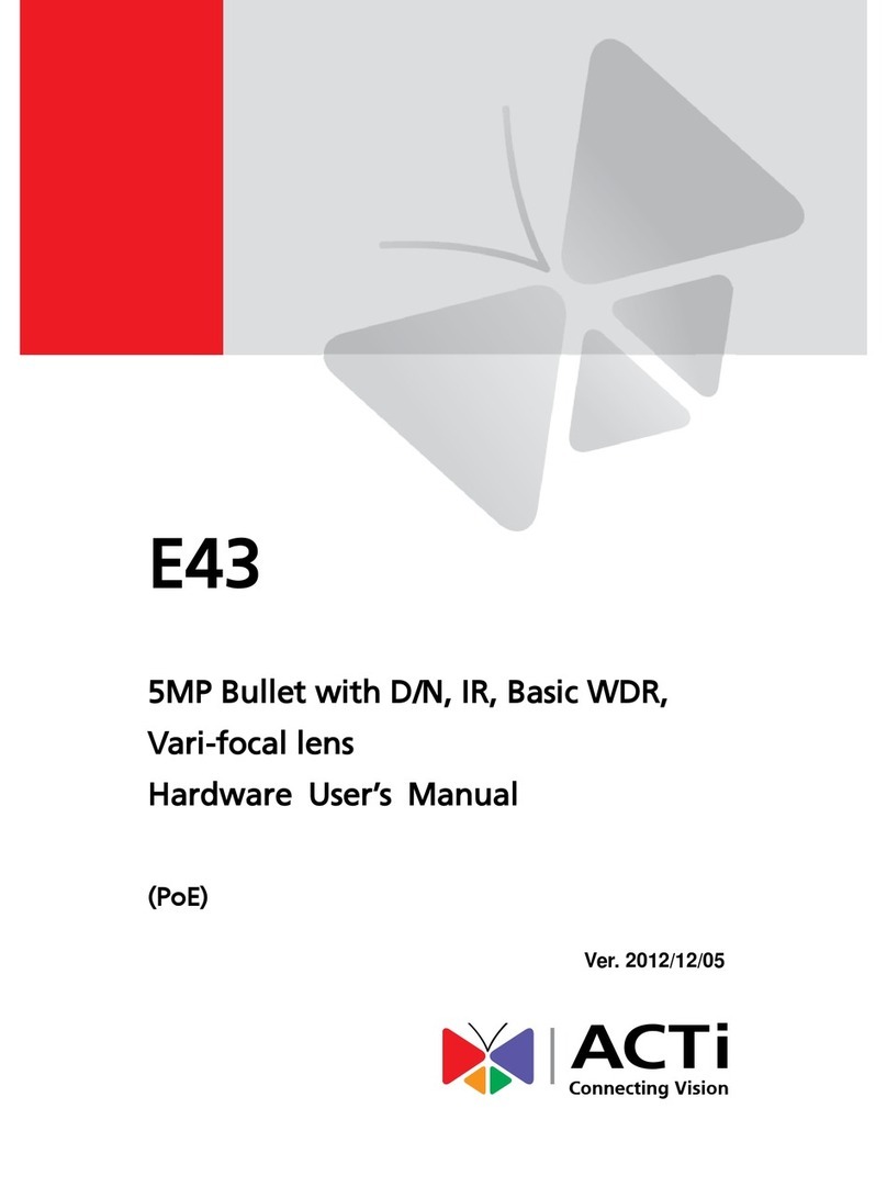 ACTi E43 User manual