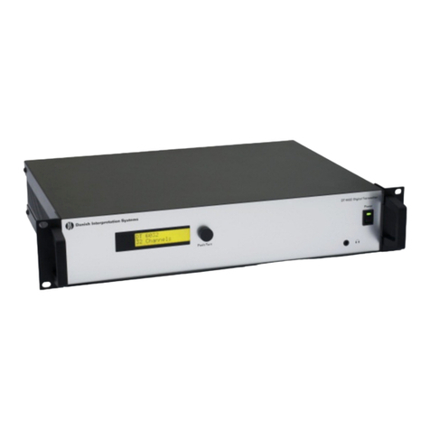 Danish Interpretation Systems DCS 6000 User manual