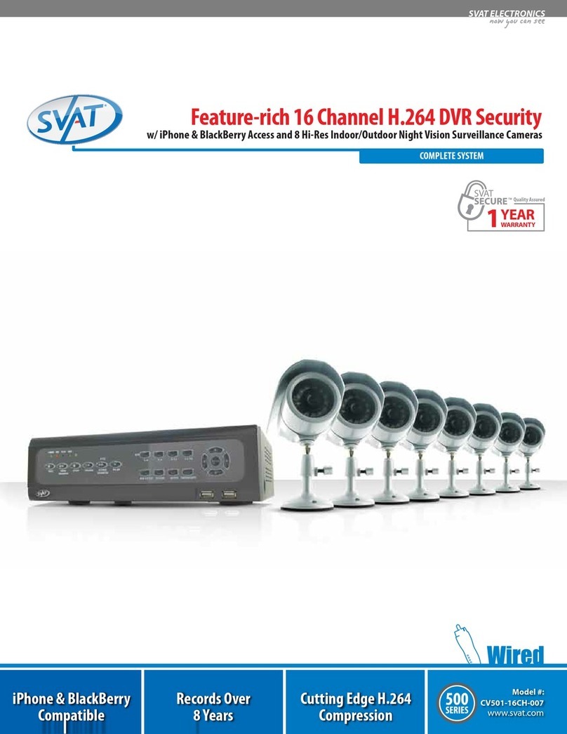 SVAT CV501-16CH-007 Specifications