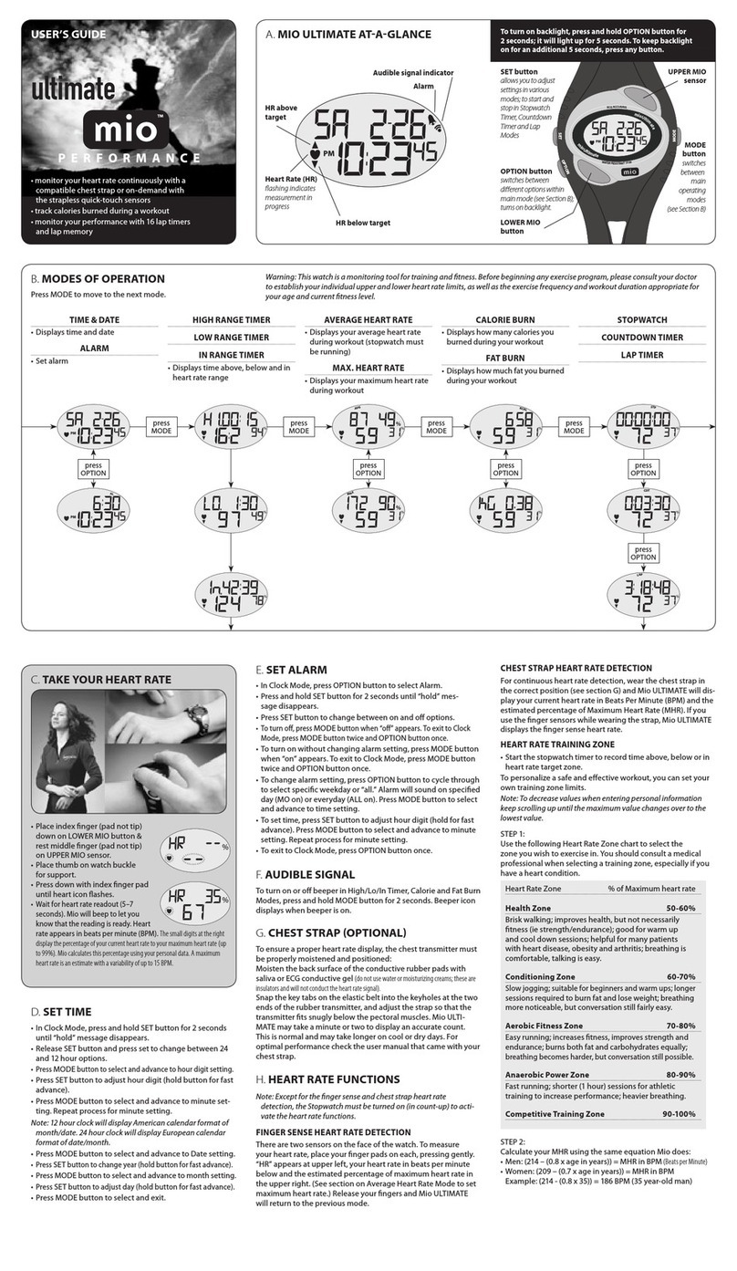 Mio Ultimate user guide