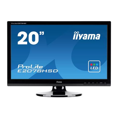 Iiyama ProLite E2078HSD User manual