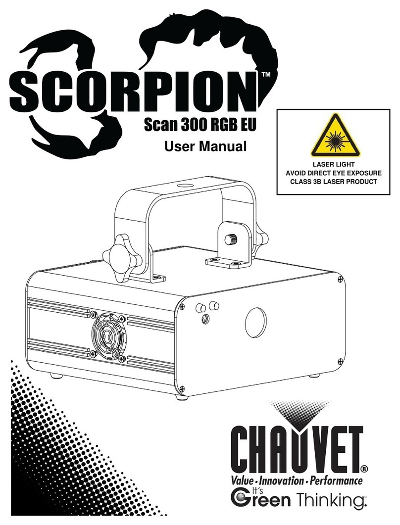 Chauvet Scan 300 RGB EU user manual